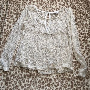 OffWhite Lace Blouse